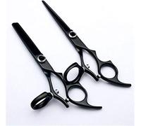 Hairdressing Scissors Left Handed Series Barber Scissors Professional Stylist Shears Sharp and Precise Cut for Left-Handed Hairdresser 5.5 Inch Black