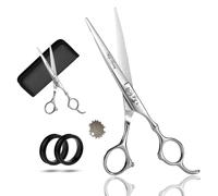 Hairdressing Scissors Professional Extremely Sharp Blades, Fine Cutting Stainless Steel Hair Cutting Scissor, Hair Scissors for Women & Men, Barber Scissors for Hair Cutting Set, Hair Dress Scissors