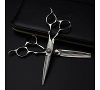 Hairdressing Scissors Set, Professional Sharp Stainless Steel, Ergonomic Design, Dedicated for Barbershops, Multi-Purpose Hair Cutting Scissors