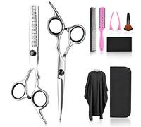 Hairdressing Scissors Thinning Shears Set, Hair Dressing Sizzors Kit Hair Cutting Scissors Set, Professional 10 Pcs Barber Kit Haircut Hairdresser Shears for Women Men