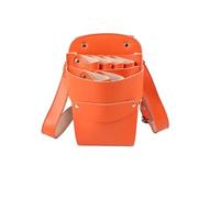 Hairdressing Scissors Waist Bag Hairdresser Messenger Bag Groomer 6 Position Barber Pouch Hairdressing Scissors Waist Hair Stylist Beauty Salon Tool Case(Orange)