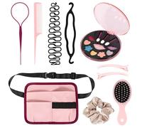 Hairdressing set for children with make-up, belt, brush