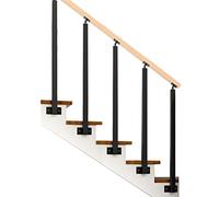 Hairdressing Tool Belt Bag Adjustable Stair Spindle Handrail Pillar Pack of 5 Gold & Black Height 80-120cm(Black,Height-85cm/33.4in)
