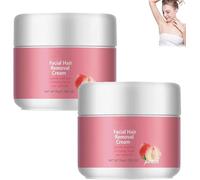 Hairerase Facial Hair Removal Cream for Women,- Hair Erase Cream, Visibly Smooth Skin In Just 5 Minutes, Suitable, Upper Lip, Chin, Cheeks Gentle,for All Skin Types 50g (2PCS)