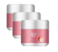 Hairerase Facial Hair Removal Cream, HairErase Fast-Acting Cream, Say Goodbye to Shadow and Stubble, For Women and Men (3PCS)