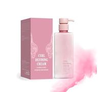 HairHalo Curl Defining Cream, Curl Cream for Curly Hair Anti Frizz, Moisturizing, Smoothing for Curly & Wavy Hair, Hydrating Styling Cream, Anti-Frizz Curl Cream for All Skin Types