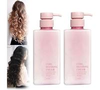 Hairhalo Curl Defining Cream, Hair Halo Curl Defining Cream, Curl Defining Cream, Curl Cream for Curly Hair Anti Frizz, Moisturizing, Smoothing for Curly & Wavy Hair (2pcs)