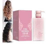 Hairhalo Curl Defining Cream, Hair Halo Curl Defining Cream, Curl Defining Cream, Curl Cream for Curly Hair Anti Frizz, Moisturizing, Smoothing for Curly & Wavy Hair (1pcs)