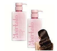 Hairhalo Curl Defining Cream,Hair Halo Curl Defining Cream,Curl Defining Cream,Curl Cream For Curly Hair Anti Frizz,Anti-Frizz Hair Smoothing Cream For All Hair (2)