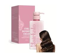 Hairhalo Curl Defining Cream,Hair Halo Curl Defining Cream,Curl Defining Cream,Curl Cream For Curly Hair Anti Frizz,Anti-Frizz Hair Smoothing Cream For All Hair (1)