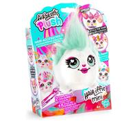 Airbrush Plush Hair'iffic Mini | Decorate your own plush, wash off & repeat! | Long colourful hair to style, White
