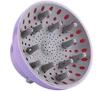 Hairizone Universal Diffuser for Hair Dryers with Nozzle D=1.7"-2.6" (4.3 to 6.6 cm) for Curly or Wavy Hair Styling, Dry and Gain Maximum Volume Without Frizz, Lavender