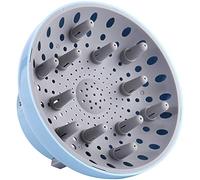 Hairizone Universal Diffuser for Hair Dryers with Nozzle D=1.7"-2.6" for Curly or Wavy Hair Styling, Dry and Gain Maximum Volume Without Frizz, Light Blue