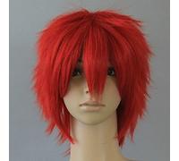 hairjoy Women's Synthetic Wig Short Curly Red Cosplay Wig Costume Wig