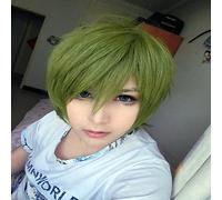 hairjoy Women's Synthetic Wig Straight Green Cosplay Wig Costume Wig