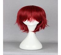 hairjoy Women's Synthetic Wig Straight Red Cosplay Wig Costume Wig