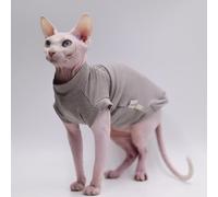 Hairless Cat Clothes Cotton Stretch and Confortable Sphynx Cat Clothes,Cat Apparel for Devon Rex, Cornish,Peterbald, Small Cats and Dogs (Small)