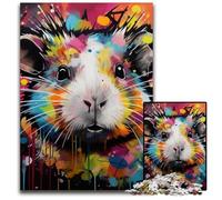Hairless Cat Graffiti Puzzle 1000 Pieces Jigsaw Wooden Jigsaw Perfect for Christmas, Halloween, Easter, New Year 50x75CM/19.68x29.52inch