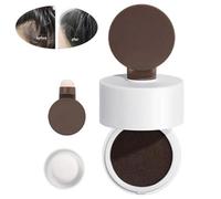 Hairline Clay Powder Cream,Magical Hair Shadow Forever Key,Hairline Mud Something from Nothing,Double-Ended Hairline Powder Touch-Up Hair Root Cover Up (Warm Brown)