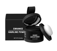 Hairline Concealer with Applicator, Root Touchup Powder, Long-Lasting Hair Concealer, Waterproof, Easy to Apply, 4g for Root Touchups and Gray Coverage Achieving a Thicker Look