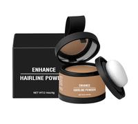 Hairline Concealer with Applicator, Root Touchup Powder, Long-Lasting Hair Concealer, Waterproof, Easy to Apply, 4g for Root Touchups and Gray Coverage Achieving a Thicker Look
