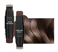 Hairline Cover Stick,Double Ended Temporary Hair Color Pen,Instant Gray Coverage,Long Lasting Root Coverage Stick For Hairline And Roots
