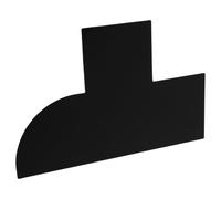 Hairline Measurement Card Black PVC for Barbers and Home Use | Beard Shaping, Edge Guide, Easy to Clean, Robust Build, Versatile Styling, DIY Use, Black Finish