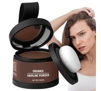 Hairline Powder - Bald Spot Concealing Hair Powder | Root Hairr Color, Root Touchup, Applicator Included Waterproof Long Lasting, Hair Volume Boost Gray Concealer