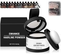 Hairline Powder for Women, Magic Root Cover Up, Hair Shadow - Hair Rich Shading Powder with Mirror & Cushion, Instantly Conceals Bald Spot (#14 White, 1pcs)