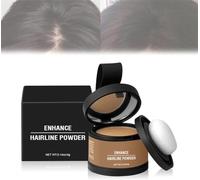 Hairline Powder for Women & Men, Magic Root Cover Up, Hair Shadow, Hairs Rich Shading Powders with Mirror & Cushion, Conceals Bald Spot, Waterproof Enhance Hairline Powder (#12 Medium Blonde)