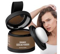 Hairline Powder, Hairline Powder Instantly Conceals Hair Loss, Root Touch-up Hair Powder, Hair Root Dye, Enhance Hairline Powder, Hair Toppers For Women & Men, Up Hair Color For Gray With Applicator