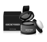 Hairline Powder, Root Touch Up Hair Color for Gray Coverage & Thinning Hair, Sweat & Water Resistant with Precise Brush, Bald Spot Concealing Hair Powder for Women and Men (#08 Gray)