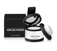 Hairline Powder, Root Touch Up Hair Color for Gray Coverage & Thinning Hair, Sweat & Water Resistant with Precise Brush, Bald Spot Concealing Hair Powder for Women and Men (#14 White)