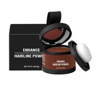 Hairline Powder, Root Touchup Powder, Instant Hair Loss Concealer for Thinning Hair, Windproof & Sweatproof Root Cover Up with Mirror and Puff