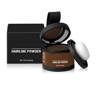 Hairline Powder with Brush,Root Touch up Hair Color for Gray Coverage,Covers Grey Roots and Thinning Hair,Bald Spot Concealing Hair Powder for Women and Men,48-Hour Stain-Proof (#01 Ash Brown)