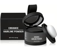 Hairline Shadow Powder,Hair Shadow Root Cover Up,Hairline Powder Instantly Conceals Hair Loss,Root Touch Up Hair Powder,Waterproof Enhance Hairline Powder,for Women & Men (#07 Dark Gray)