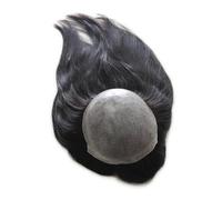 hairline topper 14"-16" Straight Hair Topper for Women 120% Density Real Human Hair, 7"x9" Full PU Skin Base Hair Topper Double Knots Brazilian Remy Hair Pieces Hair Toppers for Women(Black,16 inches)
