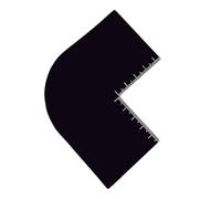 Hairlines Shaping Tool Beard Shaping Tool Hairlines Guide Card Beard Stencil Tool For Hair Styling