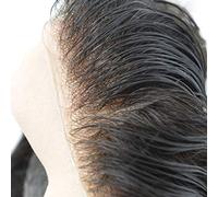 Hairnotion Super Thin Skin Amazing Natural 100% Human Hair Light To Medium Density Toupee For Men (Dark Brown #3)