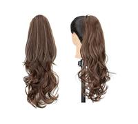 Hairpiece Elegant Layered Wavy Ponytail Extension, Drawstring Synthetic Hairpiece for Parties Daily Use Party(2M30)