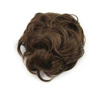 Hairpiece Messy Curly Bun Black Brown Hair Chignon Rubber Band Hair Bun Donut Roller Hair Piece Scrunchies Daily Use(Light Brown)