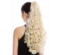 Hairpiece Ponytail Horse Tail Long Voluminous Strongly Curled Curly Light Blonde