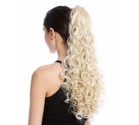 Hairpiece Ponytail Long Voluminous Strongly Curled Light Blonde 50Cm