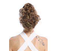 Hairpiece Ponytail Short Voluminous Curly Curls Brown Golden Brown