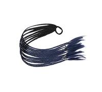 Hairpiece Synthetic Dirty Braided Ponytail Wig Elastic Rubber Band Braiding False Braid Hair Extensions Party(Q37-B20)