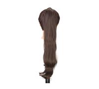 Hairpiece Synthetic Ponytail Hair Extensions Flexible Wrap Around False Tail Natural Wavy Pony Hairpiece Party(M2 30)