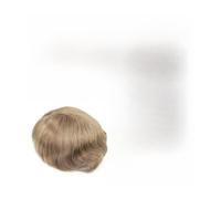 Hairpieces 18# Ash Blonde Mens Toupee Human Hair System 8x10