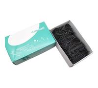 HAIRPIN,490PCS Black Metal Hair Clips,Pins for Women Girls with Storage Box,Basics Bobby Pins in Case Black 500 Grams,Hair Accessories for All Hair Types, Buns, Updos, and Wedding Hairstyles