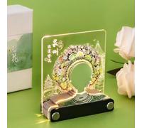 Hairpin Flower 3D Sticky Note Chinese 2026 Calendar House Christmas 3D Notes Notepad Gifts T6U2 Paper Block Memo