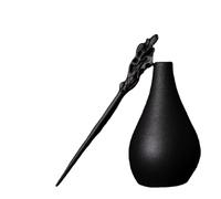 hairpin,hair sticks for women,Black Sandalwood Hairpin High-end Style Hair Accessory Hand Carved Chinese Style